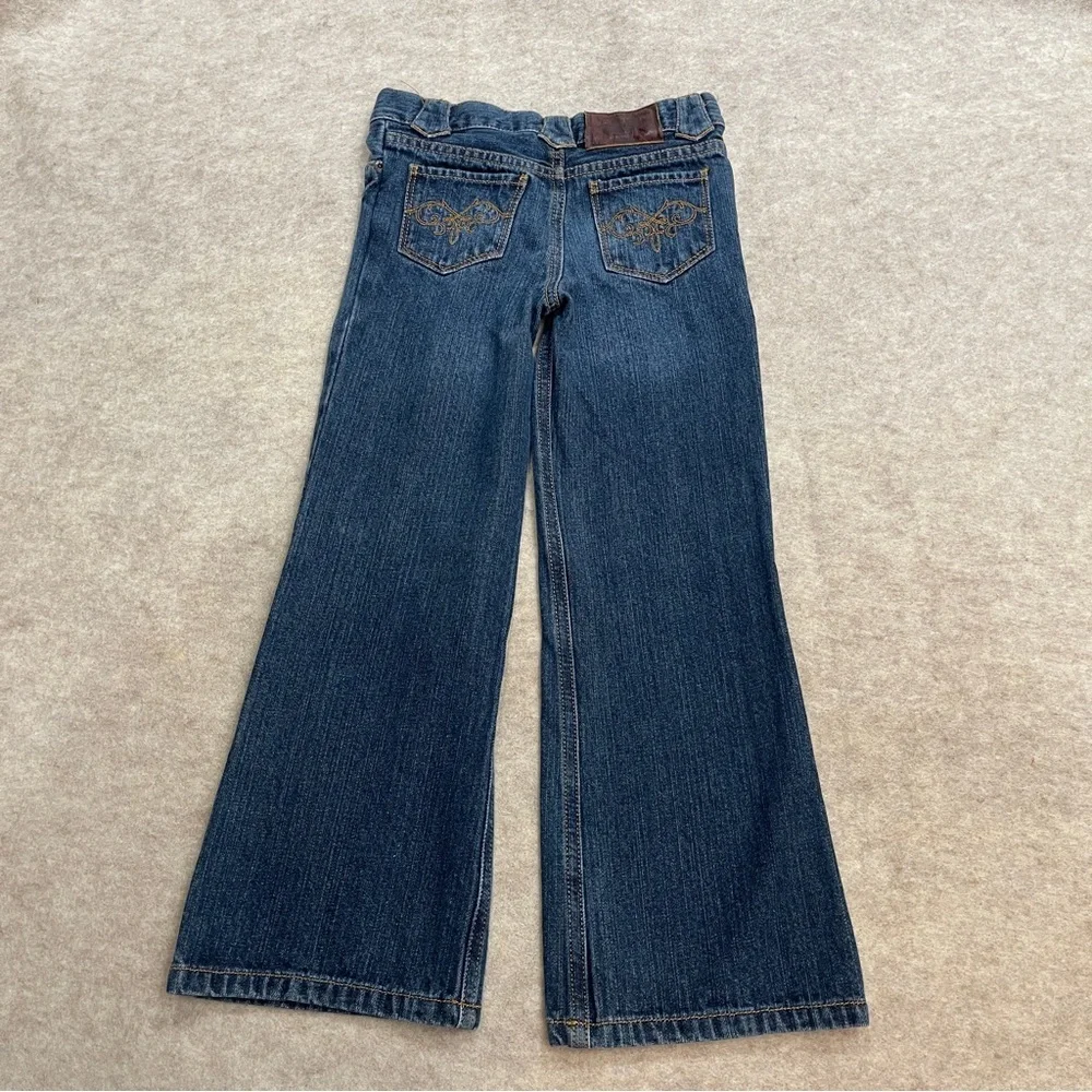 Ralph Lauren Dark Wash Denim Bootcut Cotton Jeans Girl’s Size 6X